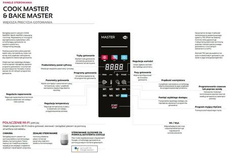 Gas combi oven | automatic washing system | 6xGN2/1 | 20 kW | 230 V | Mychef COOK MASTER 062G