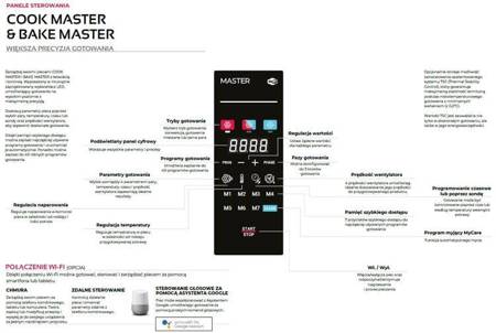 Gas combi oven | with cart | automatic washing system | 20xGN2/1 | 40 kW | 230 V | Mychef COOK MAX MASTER 202G