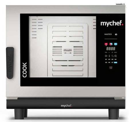 Gas combi steamer | automatic washing system | 6xGN1/1 | 13 kW | 230 V | Mychef COOK MASTER 061G