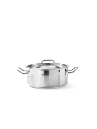 Low pot with lid Profi Line, capacity.2.8 l, fi.200x(H)90mm HENDI 830208