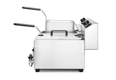 Masterpro 2 x 8 l fryer with drain tap HENDI 209301