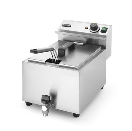 Masterpro 8 l fryer with drain tap HENDI 209202