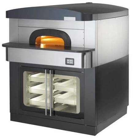 Neapolitan pizza oven | electric | expansion chamber | hood | 6x30 cm | 515 °C