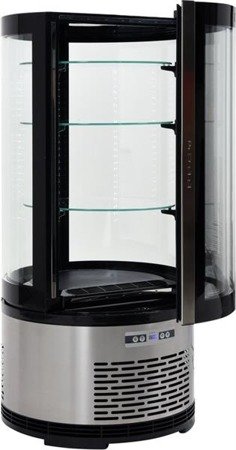 Refrigerated display case 100L 48x48x103 BLACK | YG-05094