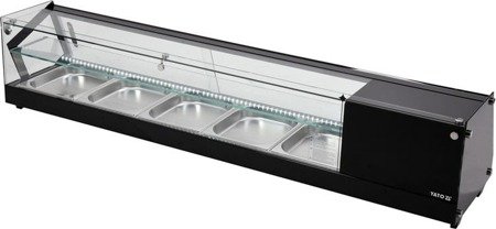 Refrigerated display case 5x1/2 GN 175x39x37 | YG-05007