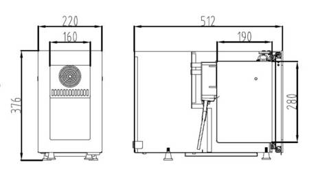 Refrigerator, milk cooler, Stalgast, V 8.1 l, P 0.06 kW STALGAST 844100