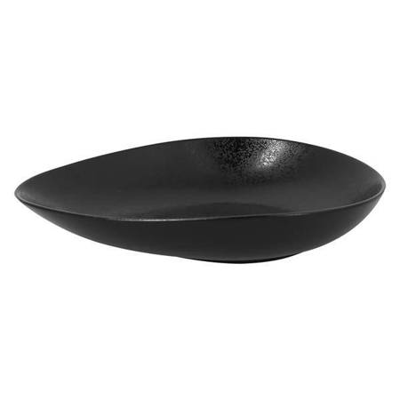 SUGGESTIONS/ Shaped Deep plate 28x23 cm, black TOM-GAST code: R-KRSHSB28-12