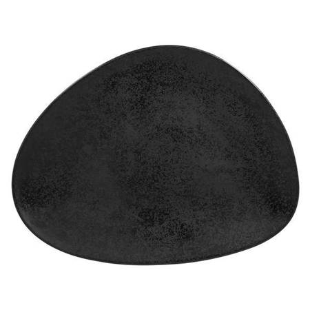 SUGGESTIONS/ Shaped Flat plate 33x25 cm, black TOM-GAST code: R-KRSHFP33-6