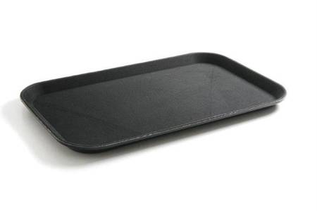 Serving tray, polypropylene, non-slip, round with high HENDI 878606