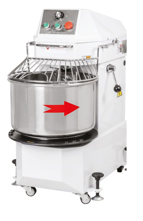 Spiral mixer for heavy dough RQS30A | 30 liters | 400V