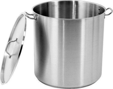 Stainless steel tall pot with lid 50x50CM 98,2L | YG-00010