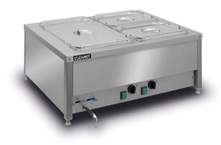 Table-top bemar with independently heated tanks BSN.2GN