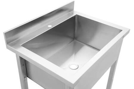 Table with 1-chamber pool| 800x600x850 mm | bolted