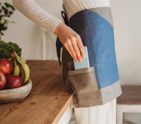 Women's cooking wrap | short apron | Tredje line | 21-3SW