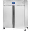 Stainless steel 2 door freezer cabinet, GN 2/1, V 1300 l STALGAST 830145