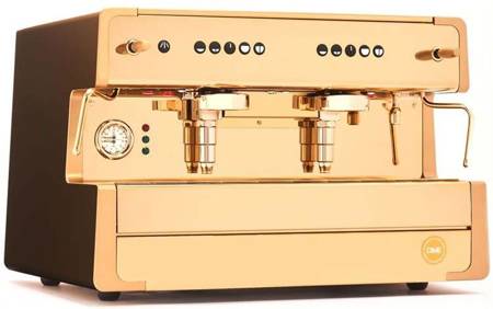 Cime 2-Gruppen Espressomaschine | Kolben | Gold | 12 l | 740x540x500 mm | CO-05 A 2gr E61 Gold