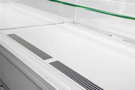 Dolce Visione Basic 900 BIANCO Süßwarenvitrine | 900x690x1300 mm | innen weiß