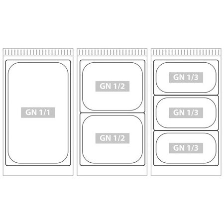 Elektrisches Buffet, GN 1/1, 0,8 kW 9720000 STALGAST