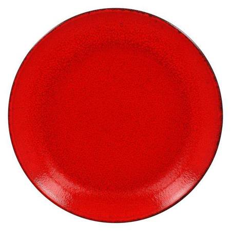 FEUER Flache Platte, rund 27 cm rot III TOM-GAST code: R-FRNNPR27RD-12