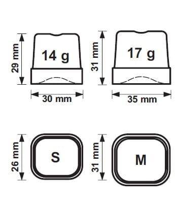 Frozen Dice Eiswürfelbereiter | 26kg/24h | eingebaut | IC50A