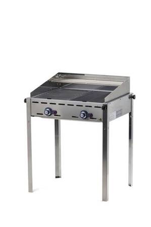 Green Fire Profi Line Gasgrill mit 2 Brennern - 2 GN1/1 HENDI 149621