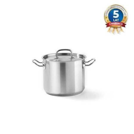 Hoher Topf mit Deckel, Kitchen Line, Fassungsvermögen.2,8 l, fi.160x(H)140 mm HENDI 837108