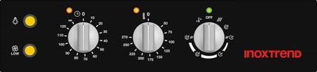 Inoxtrend Kompakt-Kombidämpfer PK-DA-304E | 4xGN2/3 | 4,3 kW / 3 kW | 400 V / 230 V | 510x660x670mm