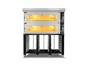 Modularer Backofen, 2-Kammer | elektrisch | 24,4 kW | 400V | 1660x1400x1930 | MD/1400/1