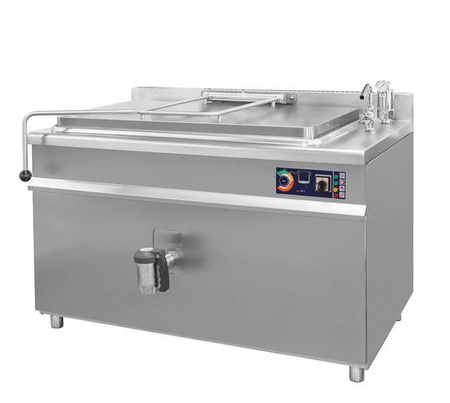 Kocioł warzelny elektryczny z grzaniem pośrednim | automatyczne napełnianie | 30 kW | 400V | 200 l | 1350x900x900 mm | RQLF-201E