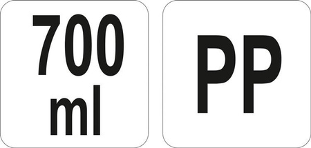 DYSPENSER DO SOSÓW 700ML CZERWONY | YG-00553