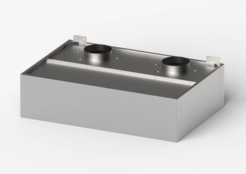 Okap skrzyniowy, skręcany, Gredil, 1510x1000x400 mm STALGAST 619015