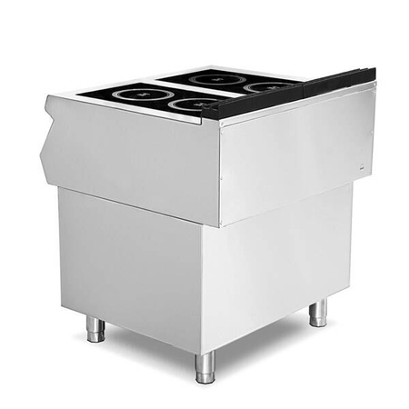 Kuchnia indukcyjna | 4-palnikowa | 12 kW | 400V | podstawa otwarta | linia 700 | RQ.PLS.7IND020 | outlet | RESTO QUALITY RQ.PLS.7IND020 outlet