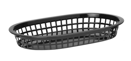 Koszyk do pieczywa owalny czarny | HENDI 426890