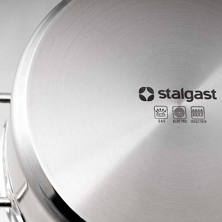 Medium pot without lid, steel, O 400 mm, V 29.5 l STALGAST 012401