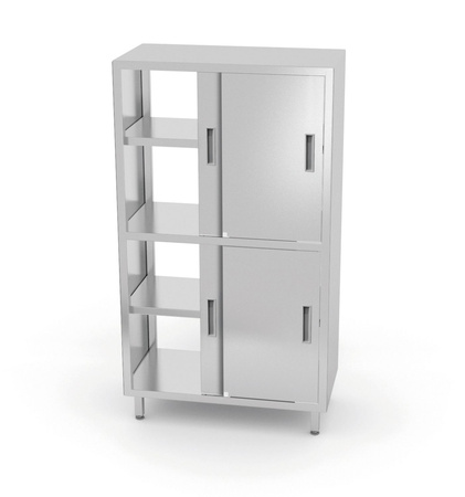 Szafa przelotowa z drzwiami suwanymi - skręcana, o wym. 1000x600x HENDI 811108