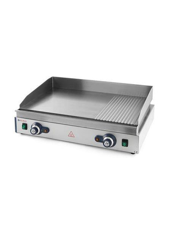 Płyta grillowa 2/3 gładka, 1/3 ryflowana HENDI 203163