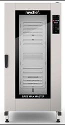 Piec konwekcyjno-parowy elektryczny | z wózkiem | piekarniczo-cukierniczy | automatyczny system myjący | 16x600x400 | 34,7 kW | 400 V | Mychef BAKE MAX MASTER 16E TSC | System TSC - najwyższa stabilność temperatury
