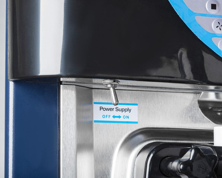 Maszyna do lodów włoskich | automat do lodów soft | 2 smaki + mix | nocne chłodzenie | niebieska | 2x6l | RESTO QUALITY RQ208C-B