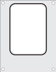 Matryca do zgrzewarki Hendi na tackę 187x137 mm bez podziału HENDI 805664