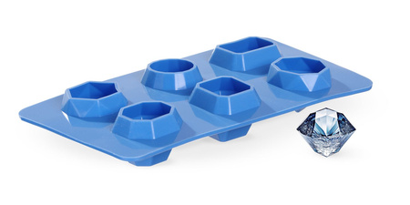 Forma do kostek lodu w kształcie kamienia HENDI 679012