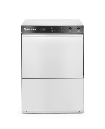 Zmywarka do naczyń 50x50, manualna 400V, z pompą spustową HENDI 233047