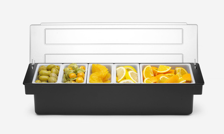 Pojemnik 5-częściowy na dodatki do drinków HENDI 552131