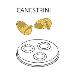 Matryca formująca do maszynki do makaronu PF80E i MPF8N CANESTRINI - ø 16 mm