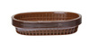 Koszyk do pieczywa owalny brązowy | HENDI 426296