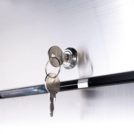 Szafa chłodnicza 2 drzwiowa ze stali nierdzewnej na nóżkach, GN 2/1, V 1300 l STALGAST 830132