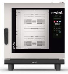 Piec konwekcyjno-parowy elektryczny | piekarniczo-cukierniczy | automatyczny system myjący | 6x600x400 | 12,6 kW | 400 V | Mychef BAKE MASTER 6E TSC | System TSC - najwyższa stabilność temperatury