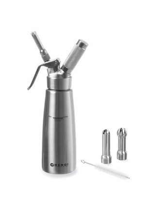 Syfon do bitej śmietany Profi Line ze stali nierdzewnej, 0,5l HENDI 588017