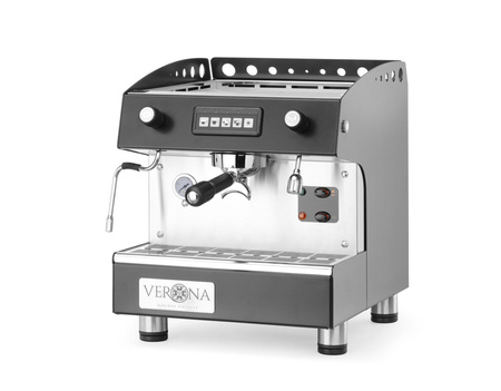 Ekspres do kawy ROMEO, 1-grupowy, automatyczny, czarny HENDI 207642