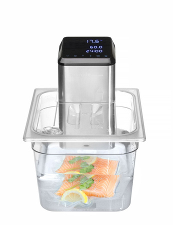 Pokrywka do pojemników GN z poliwęglanu z wycięciem na sous vide HENDI 864234