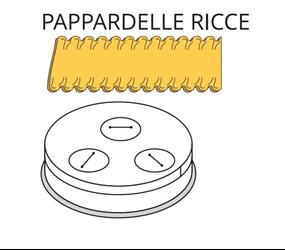 Matryca formująca do maszynki do makaronu PF80E i MPF8N PAPPARDELLE RICCE - 16 mm